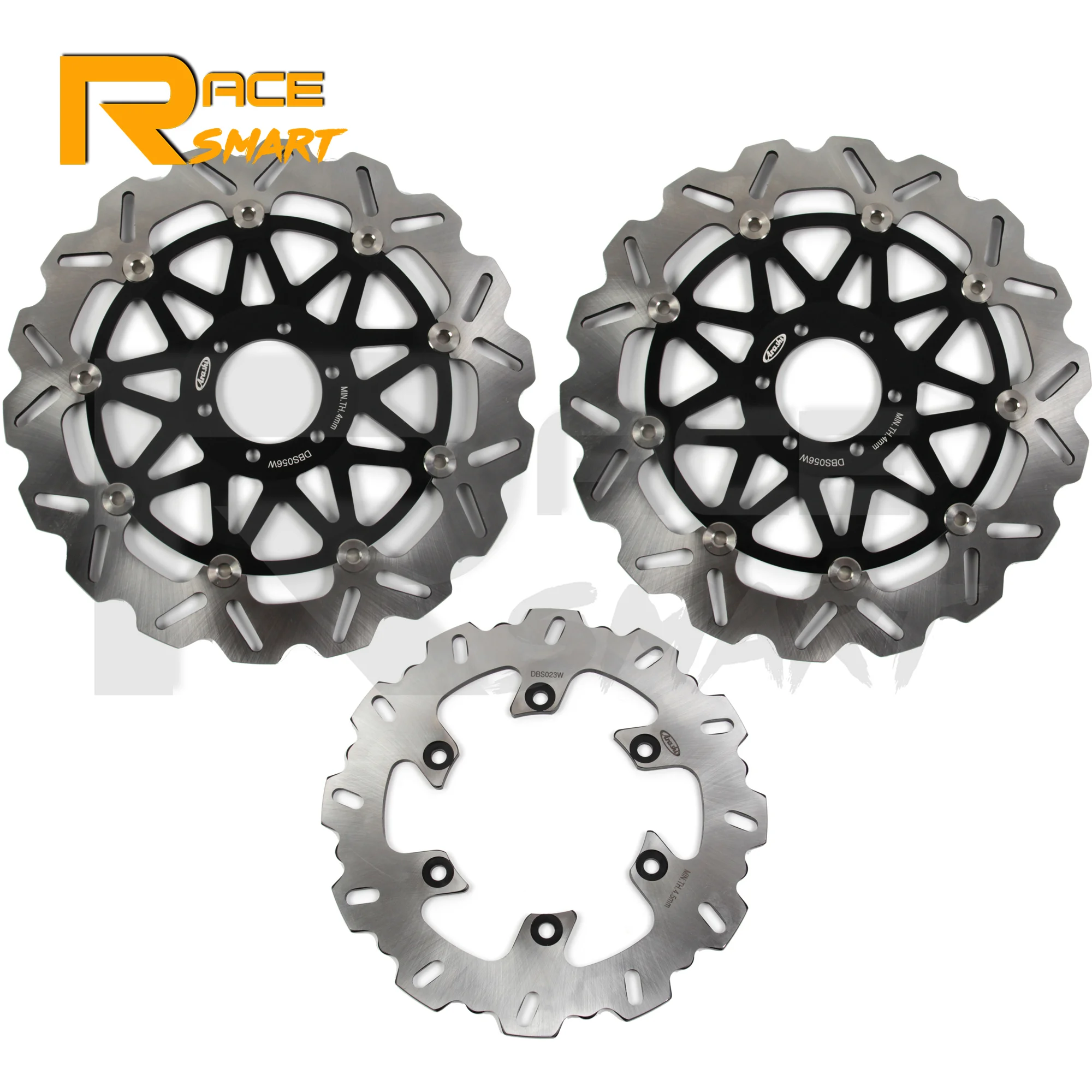 For YAMAHA FZR EXUP 1000 1990-1995 Motorcycle CNC Floating Front & Rear Brake Disc Disk Rotors 1991 1992 1993 1994/XJR 1200 1995