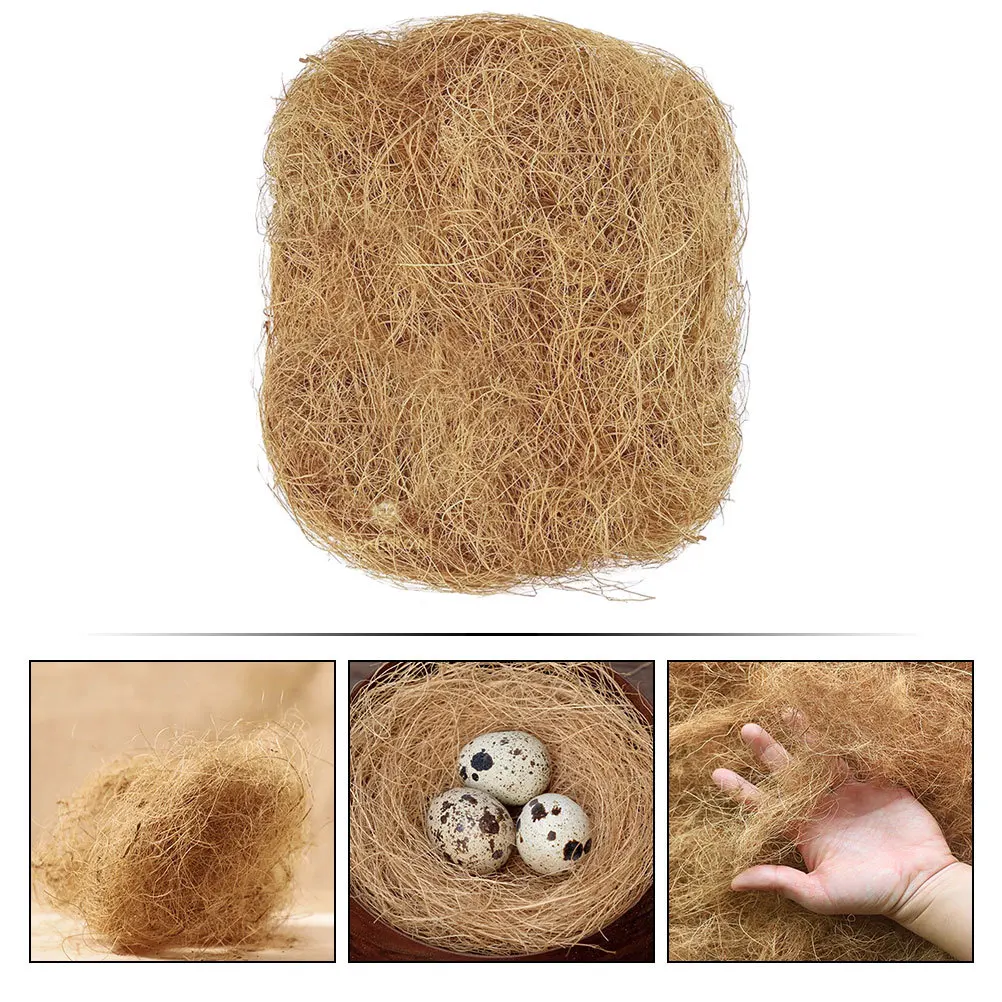 Chic Coconut Fiber Nesting Mat Safe Practical Small Pets Rest Breed Perfect Pigeon Nesting Accessory Birds Nest Fiber