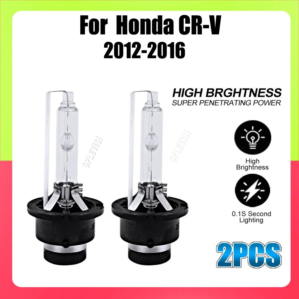 

35W D4S Headlight Bulbs Brighter Beam Light output 3 times brighter than halogen For Honda CR-V 2012 2013 2014 2015 2016