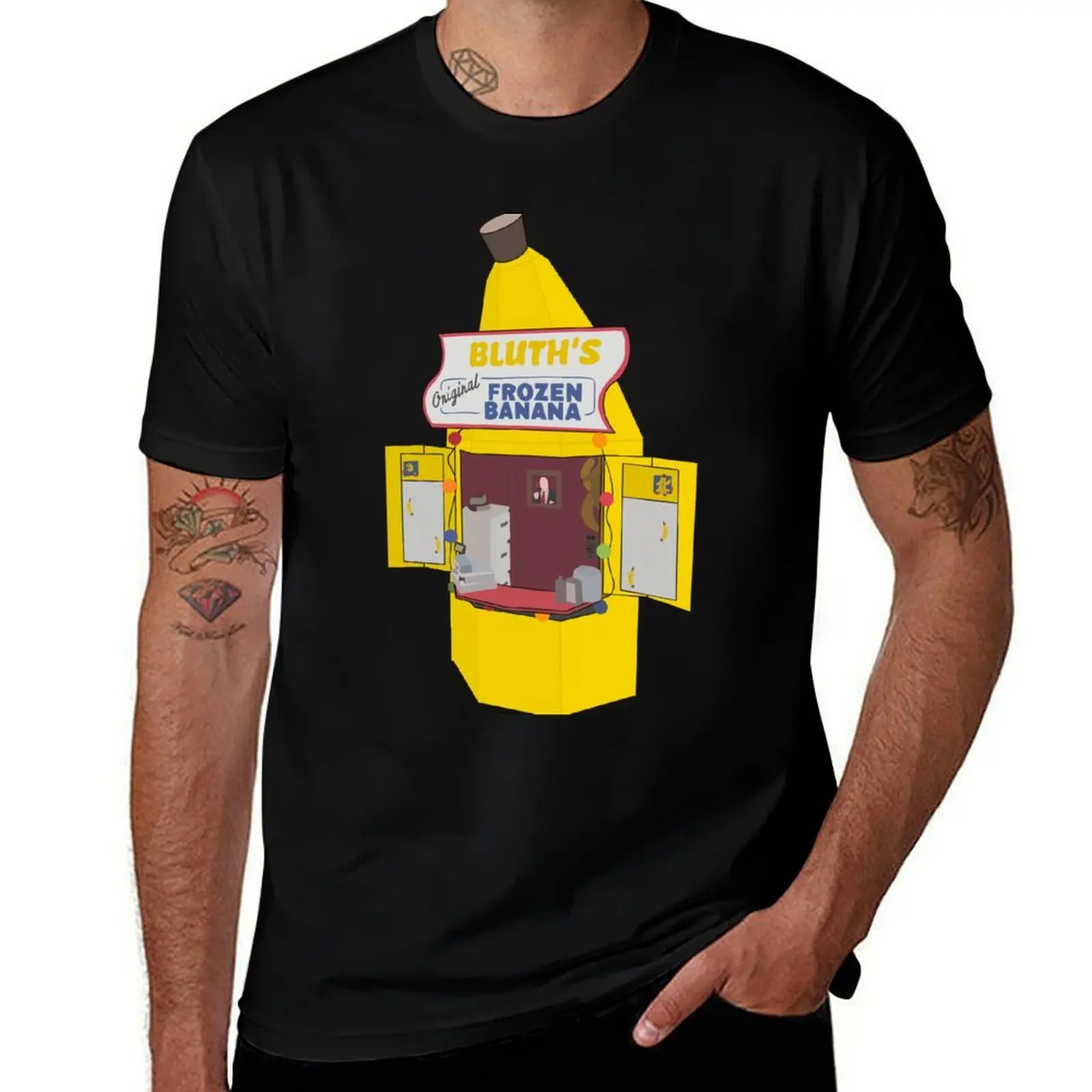 Bluth Banana Stand - Arrested Development T-Shirt Sweat Resistant Workout Tee Shirt