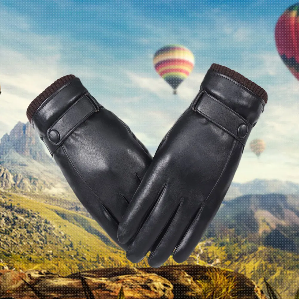 

Thickened Thermal Touchscreen Gloves for Men Winter Sports Outdoor Cycling Mountain Biking Hiking Protection Gloves Enhanced