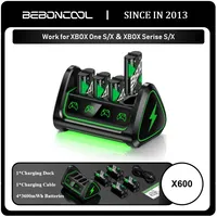 BEBONCOOL X600 4*5520mWh Rechargable Batteries Pack For XBOX Serise S/X and XBOX ONE S/X/Elite With Chaging Cable