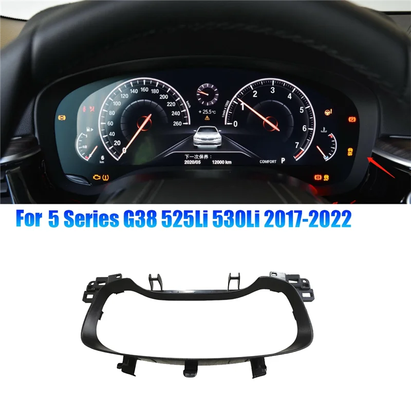

Car Instrument Frame Trim Panel Parts 51459490718 For BMW 5 Series G38 525Li 530Li 2020-2022 Dash Cover Plate Housing Frame