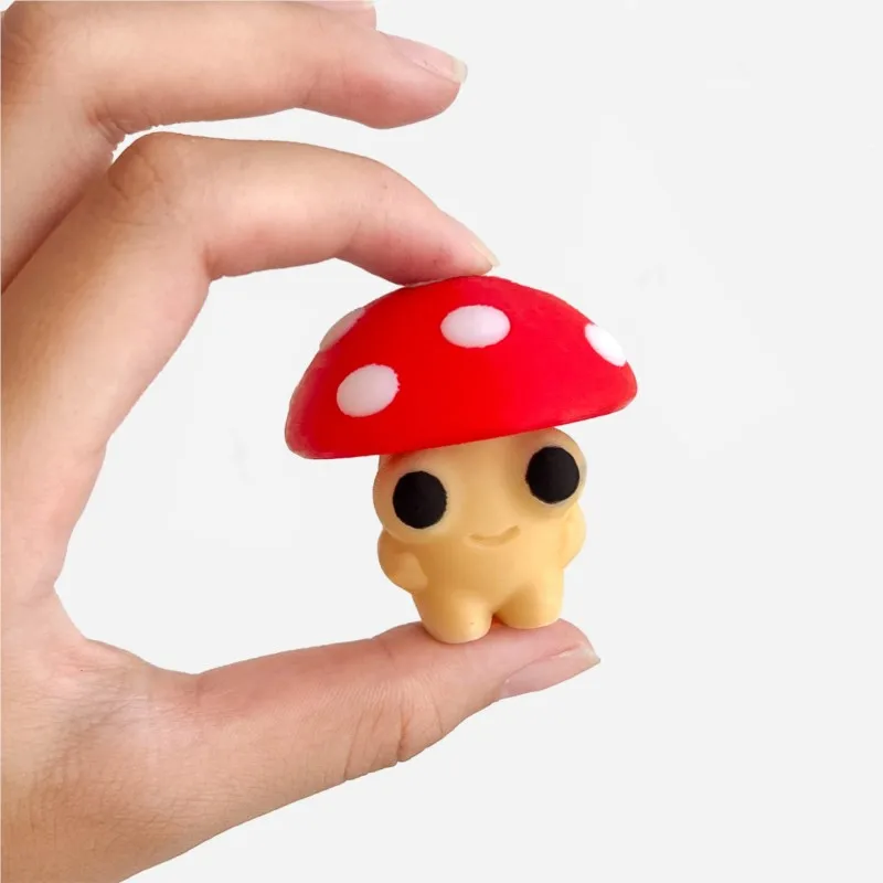 Mini 3D Printed Mushroom Turtle Clicker Keycap Press Decompressor Fingertip Stress Relief Venting Toys Fun Creative Toys