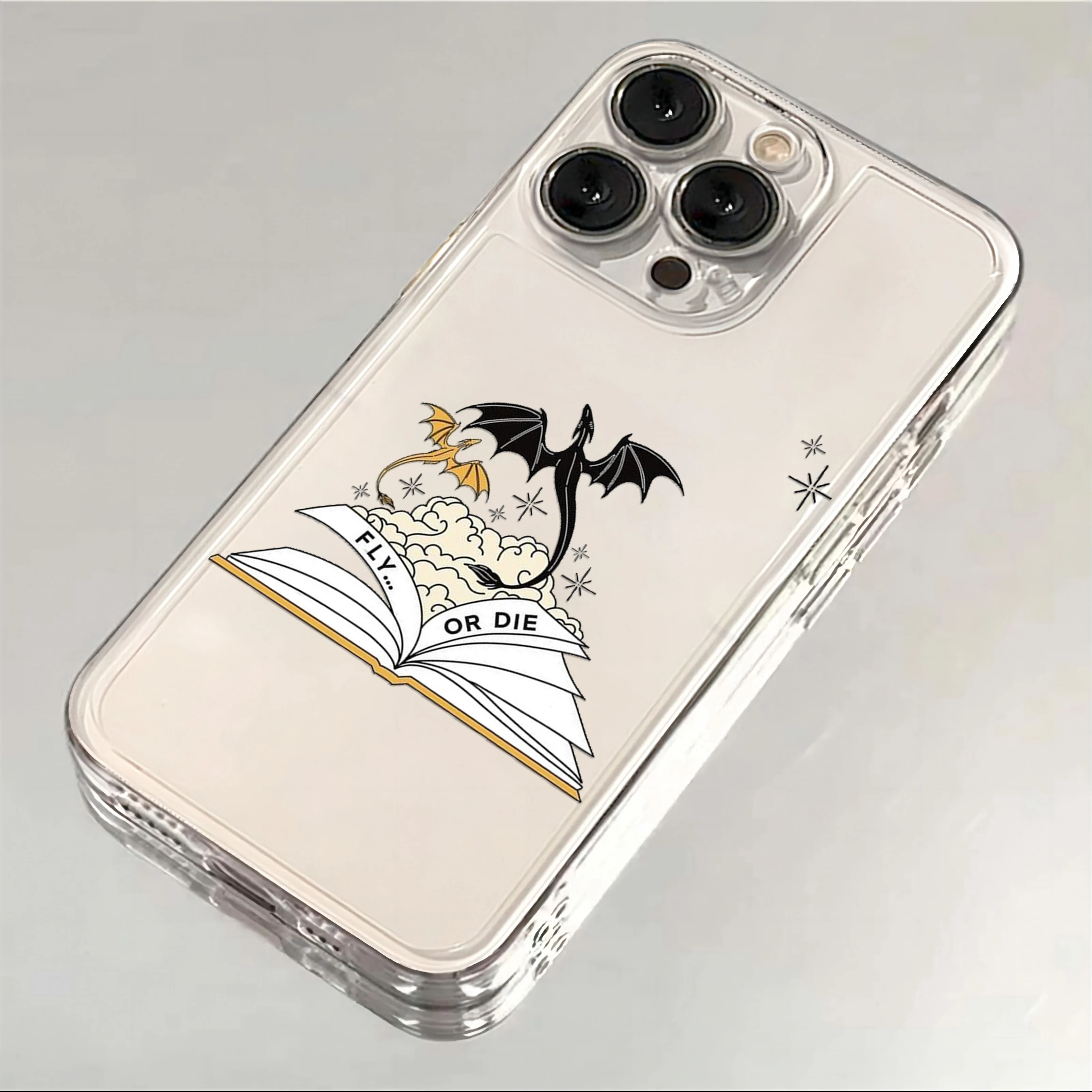 Dragon F-Fourth W-Wing Phone Case For iPhone 16 15 14 13 12 11 Mini Pro Max X XR XSMax 7 8 Plus SE20 Transparent Cover