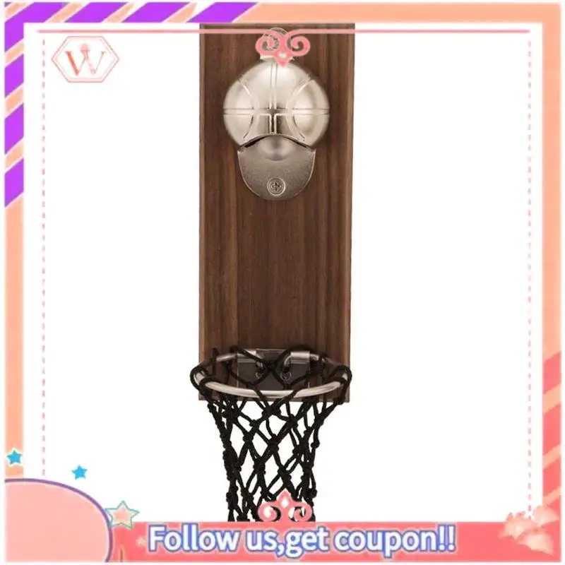 

AT84-Basketball Court Bottle Opener Basketball Hoop Wall Mount