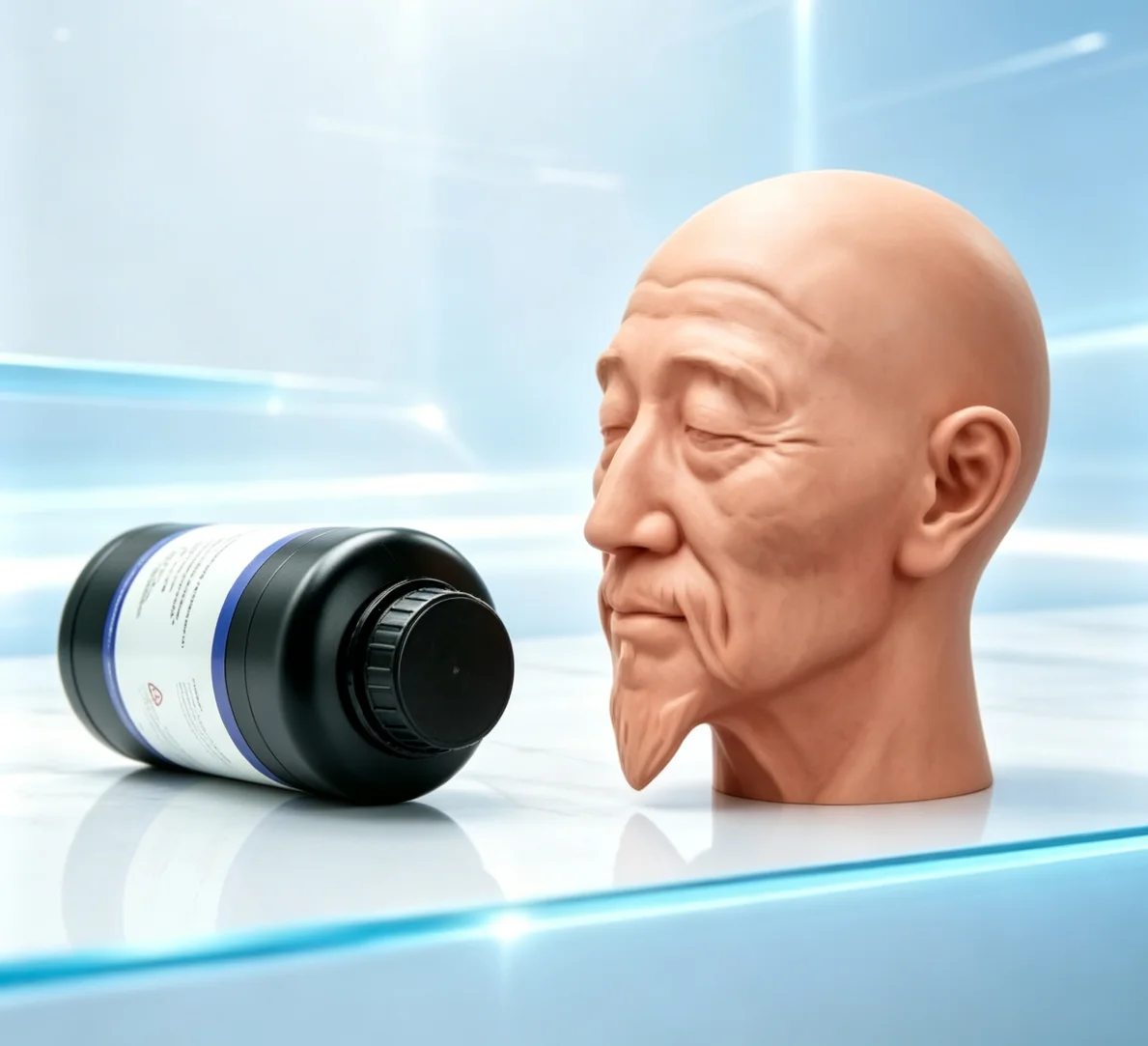 500G/1000G High Resolution Standard Photosensitive UV Polymer Fluid for DLP 3D Printers