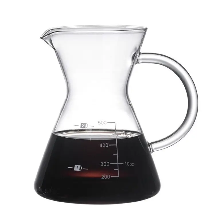 OEM/ODM Wholesale High Borosilicate  Glass Pour-Over Coffee Kettle