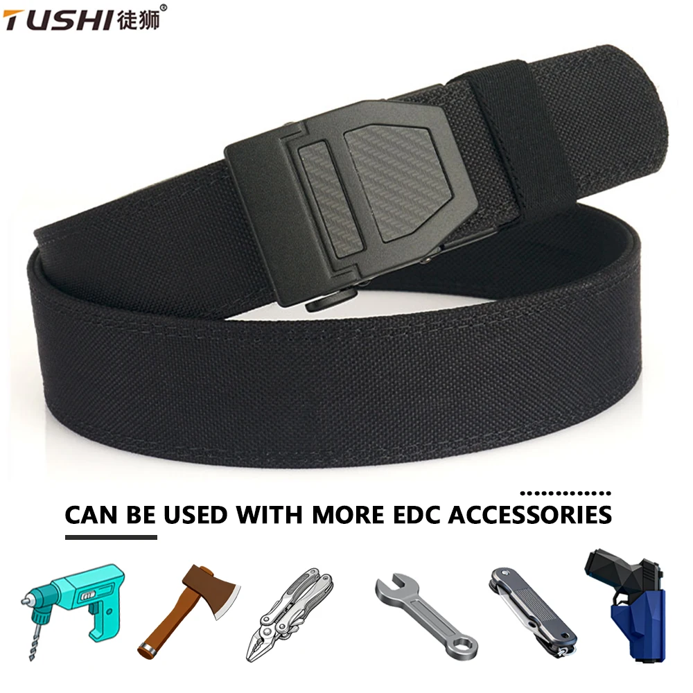 

TUSHI New Multi-size Army Tactical Belt Quick Release Military Airsoft Training Belt Outdoor Shooting Hiking Hunting Sports Belt