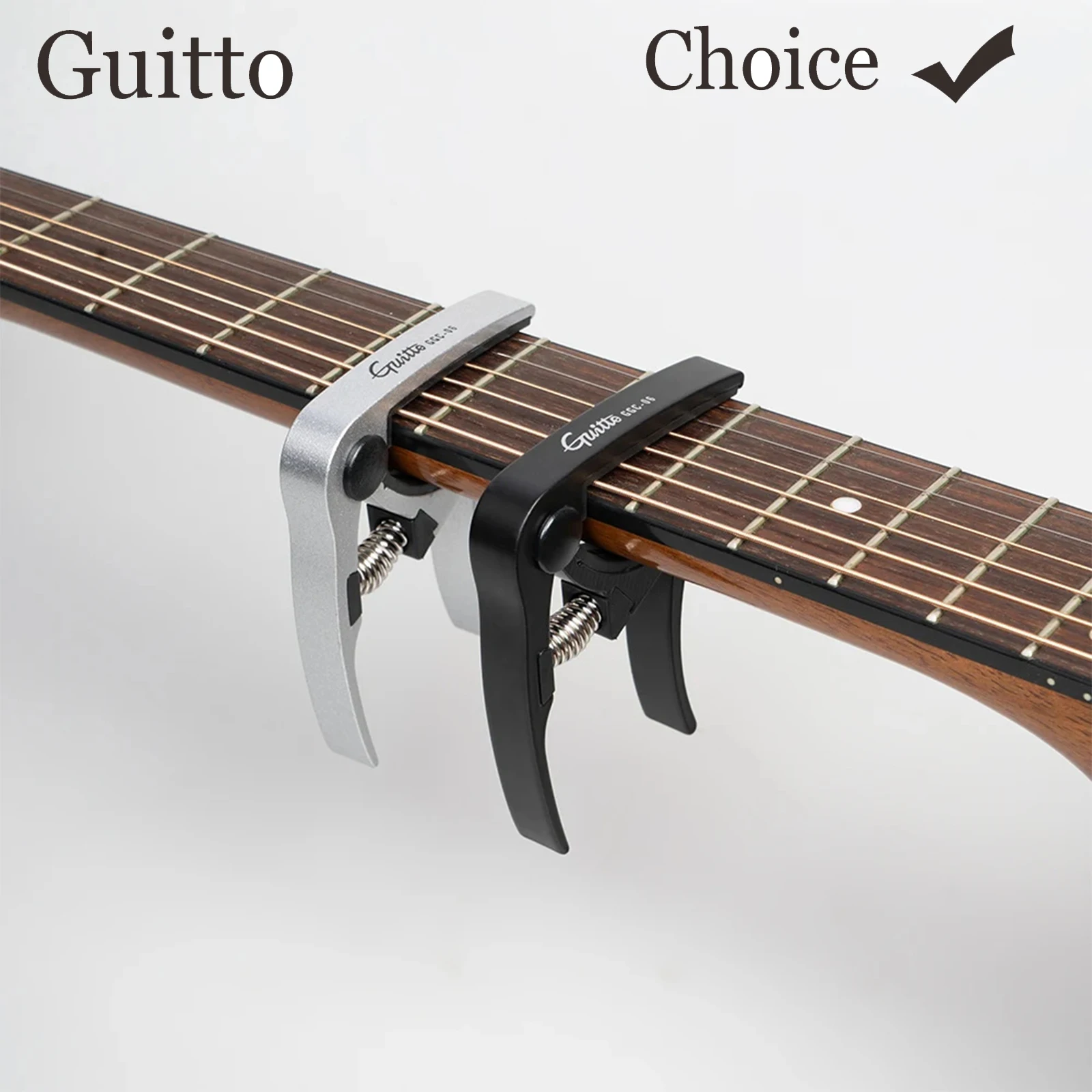 Guitto Metal Guitar Capo Mini Guitar Parts Tuner Clamp for Acoustic Electric Guitar Instrument Accessories Key Trigger Capo