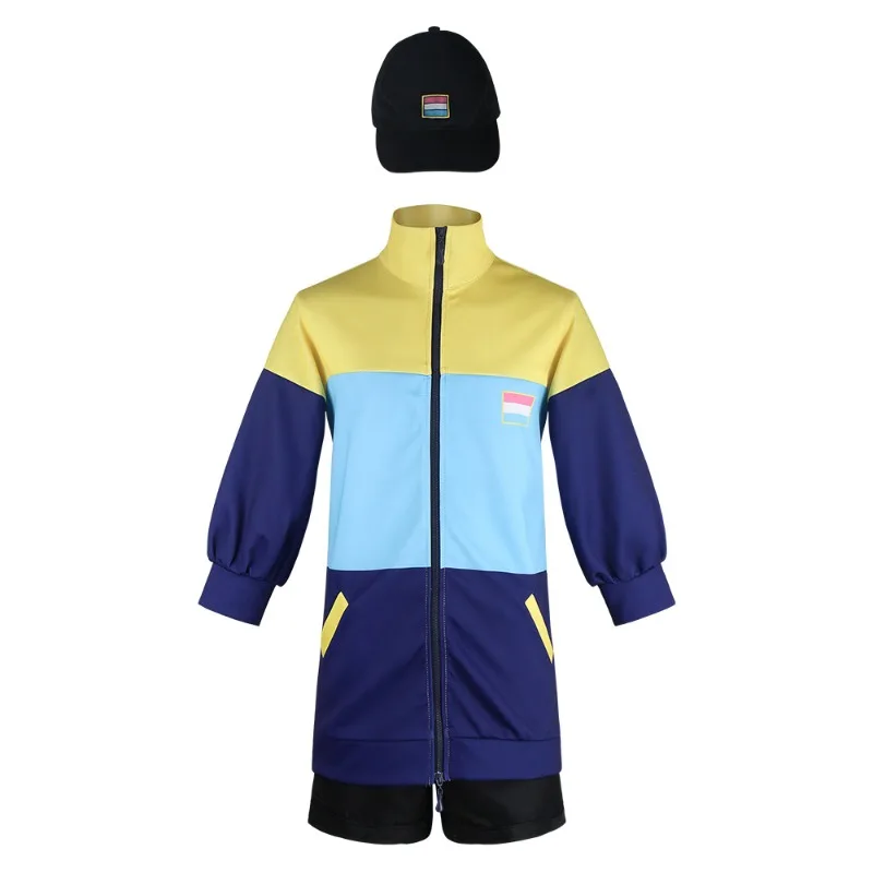 Tsukimi Eiko تأثيري Anzugjacke + شورت + كوخ للجنسين أنيمي تأثيري Kleidung تأثيري حلي