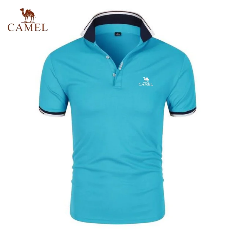 Embroidered CANEL Brand Men\'s High Quality Polo Shirt Spring/Summer Fashion Leisure Outdoor Sports Soft and Breathable T-shirt