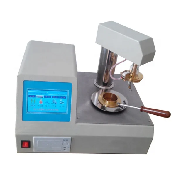 Oil Closed Cup Flash Point Analyz er Tester ASTM D93 Automatic Closing Flash Point Anal yzer Equipment Device Machine