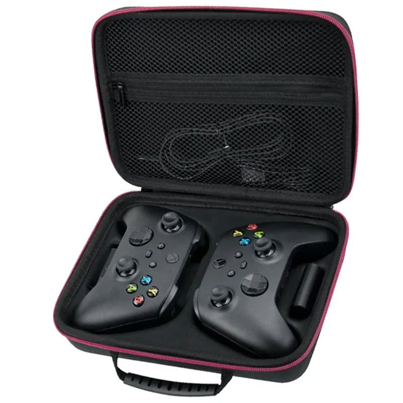 

Shockproof EVA Hard Case for Microsoft Xbox Series S Portable Dual Handle Storage Box Compatible with PC Steam Games Accessories