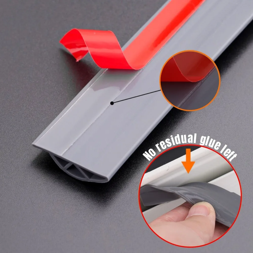 Bancs de fenêtre coulissants en caoutchouc de silicone, bande triangulaire de type P, coupe-vent et insonorisée, bande de remplissage d'espace de porte, 2m