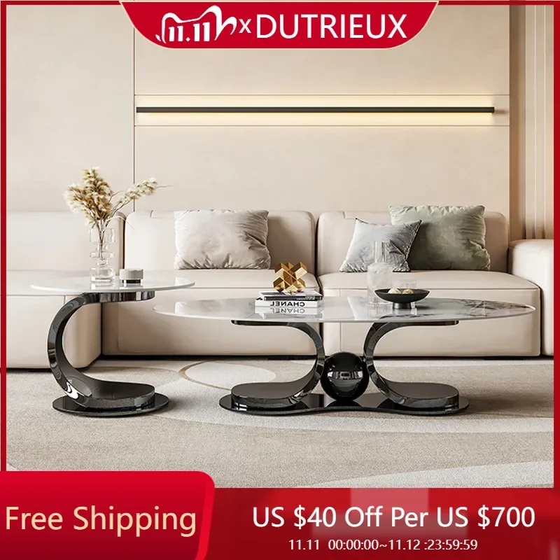 

Luxury Design Coffee Tables Modern Storage Desk Computer Writing Nordic Table Living Room Mesa Auxiliar Salon Balcony Furniture