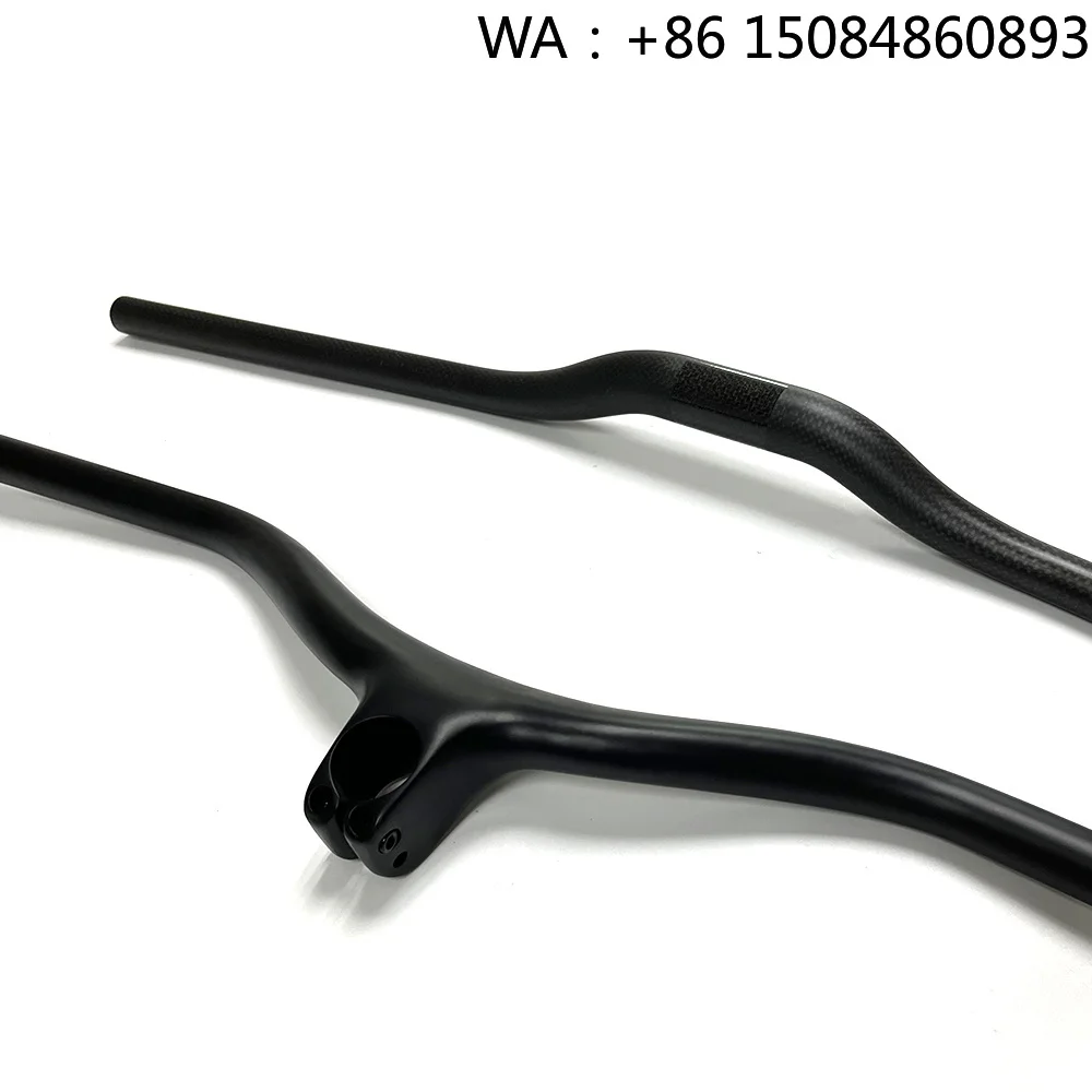 31.8mm Diameter Full Carbon MTB Straight Handlebar Ultralight Mountain Bicycle Steering Bar Custom Length Cycling Replacement Pa