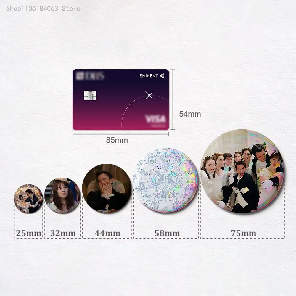 B-Bridge-rtonES Badges 25 32 44 58 75 mm Round Cosplay Pin Bag Decor Fans Collect Friends Gifts Brooch Souvenir
