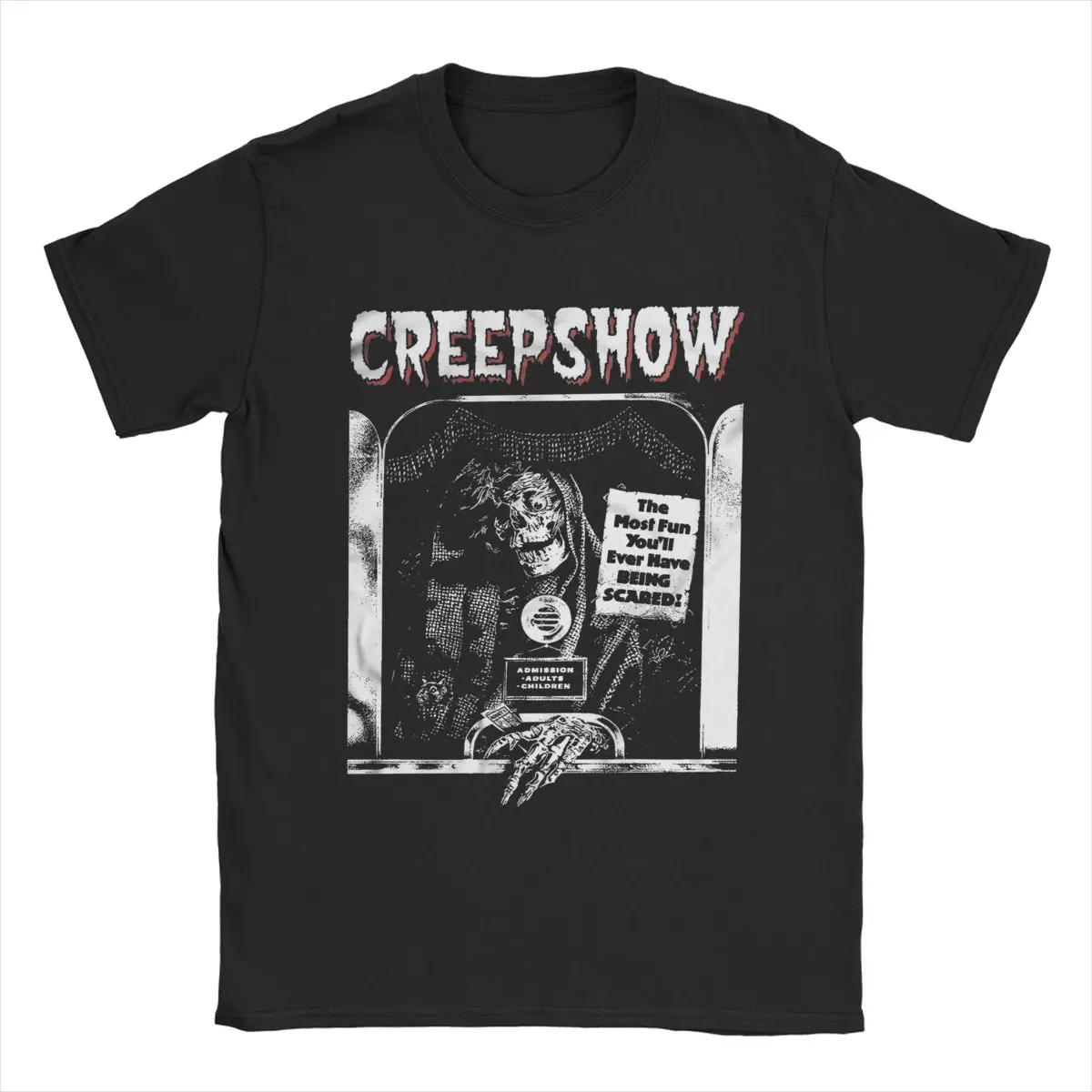 Creepshow Horror Movie T-Shirt for Men Unique 100% Cotton Tee Shirt Crew Neck Short Sleeve T Shirts Summer Clothes