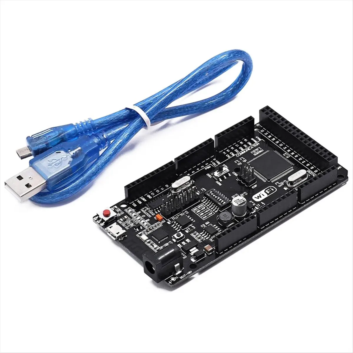 Y667A~!# + WiFi R3 ATmega2560 32Mb Memory USB-TTL CH340 Ideal for IoT Projects Enthusiasts