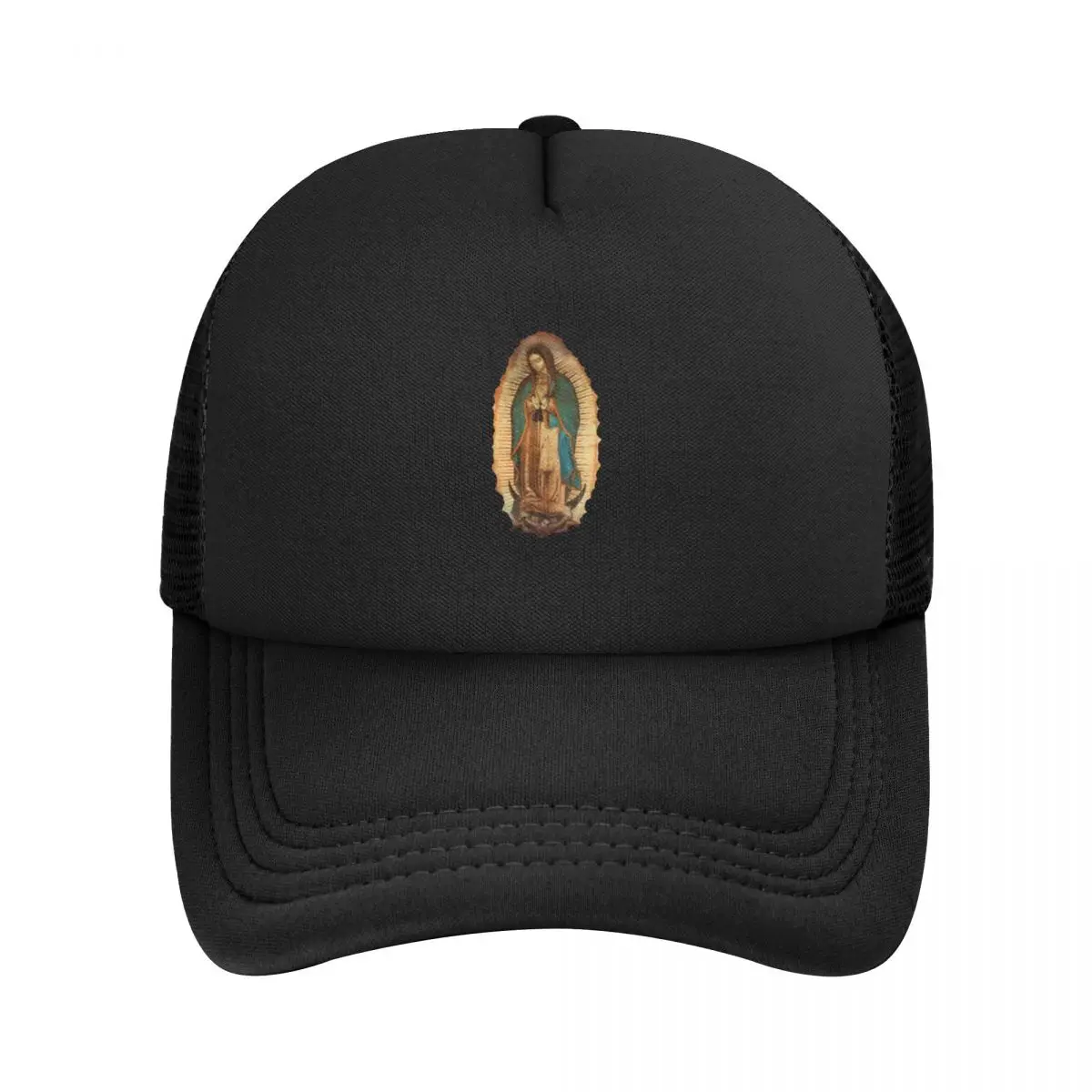 Our Lady Of Guadalupe Virgin Mary The Madonna Baseball Cap Vintage Baseball Mesh Trucker Cap Hat