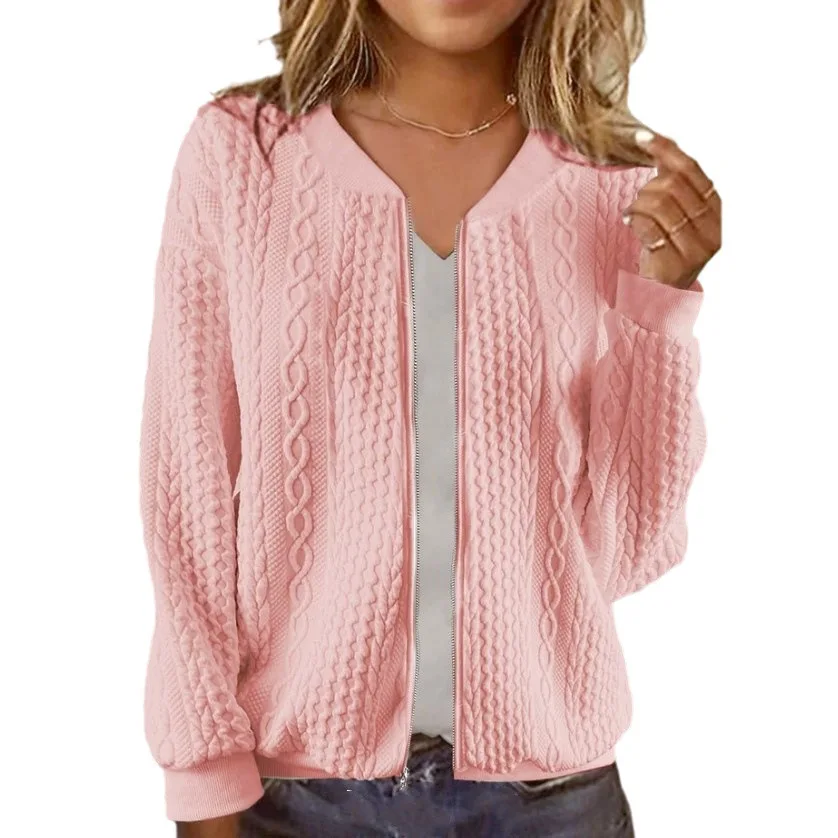 

Осенняя женская куртка-бомбер с воротником-стойкой на молнии, с вышивкой, в уличном стиле, удобная, свободного кроя, хит продаж