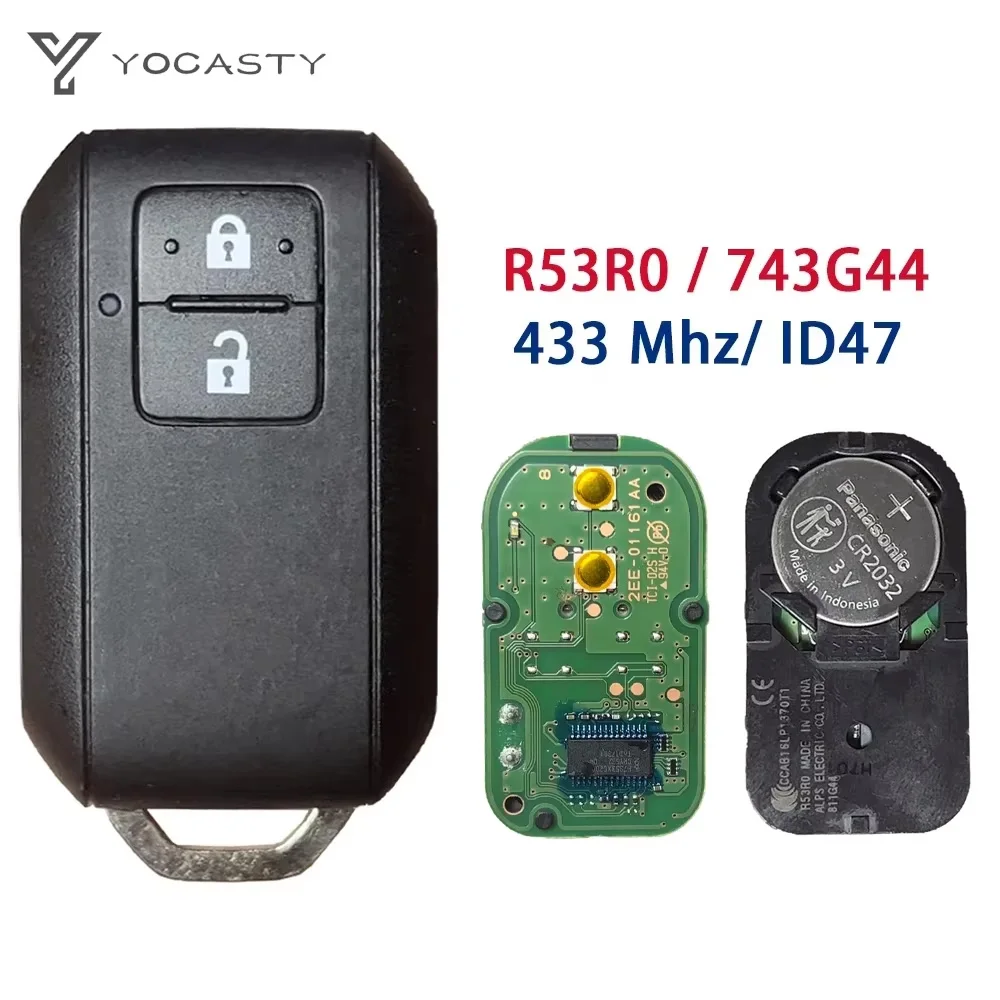 YOCASTY OEM Original Remote Smart keyless Key For Suzuki Ertiga 2018 2019 2020 Vitara Swift 433MHZ 47 Chip 2 Buttons 37172M55R40
