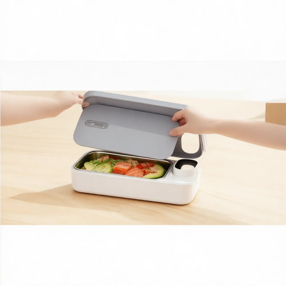 صندوق طعام كهربائي محمول من ال - مراجعة Portable Food Warmer وسعره