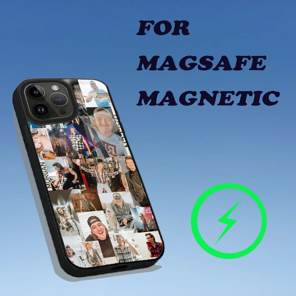 Singer M-Morgan W-Wallen Phone Case For iPhone 15,14,13,12,11,Plus,Pro,Max Mini Magsafe Magnetic Wireless Charging