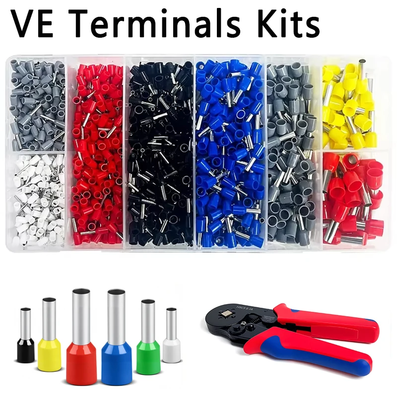 Insulated Wire Crimp Ferrule Terminal Set 1