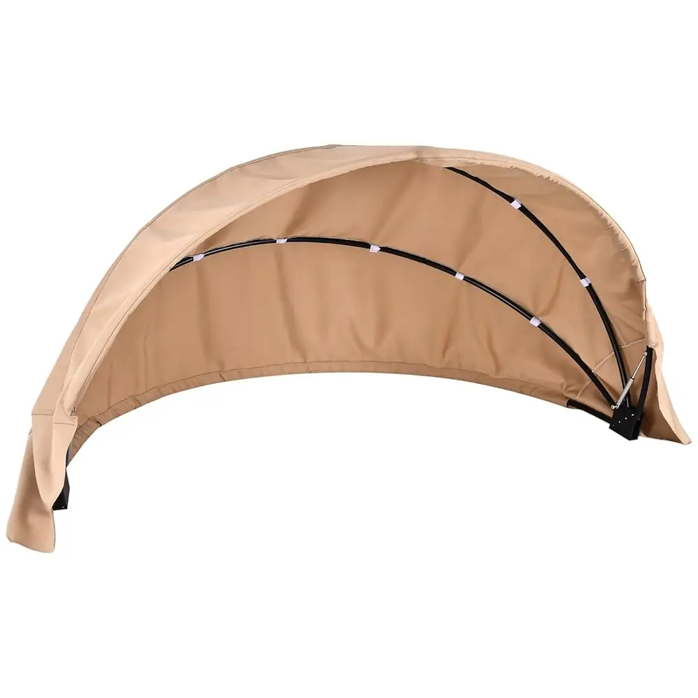 

Outdoor Daybed Replacement Canopy, Outdoor Patio Wicker Daybed Canopy, Top Cover Compatible With Patio Round Daybed,|