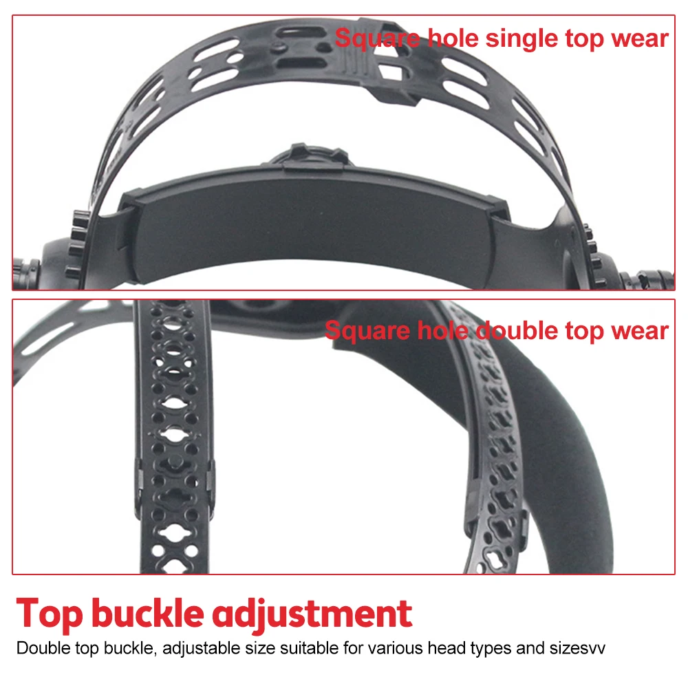 Solar Auto Darkening Welder Mask Accessories Square Hole Welding Wearing Helmet Headband WB03 WB04