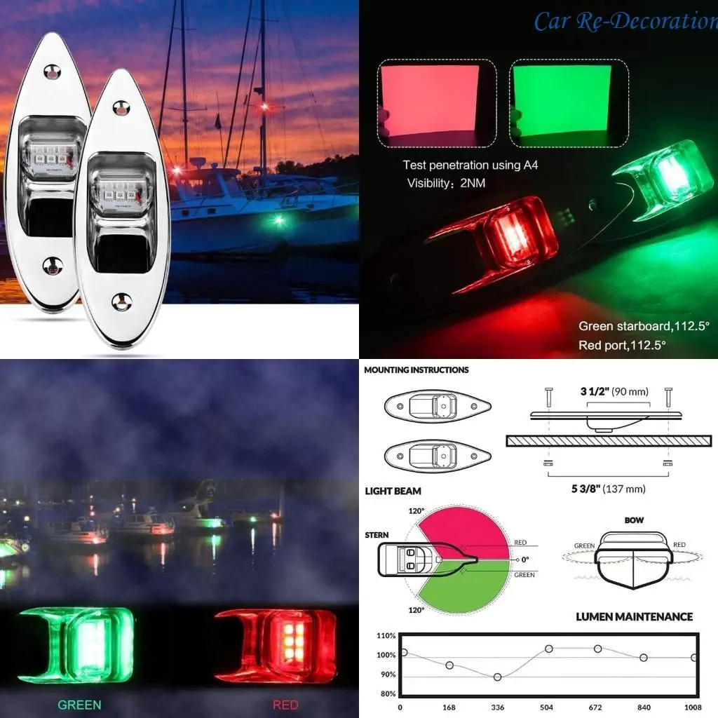 

R58D энергоэффективные водонепроницаемые светодиодные морские сигнальные огни для судов лодки