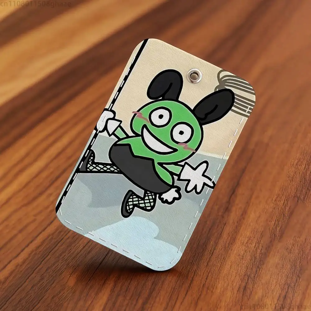 Funny Anime BFDI Holder Keychain For Bank Business Work Card Holder Student Card Protective Case Bus Card