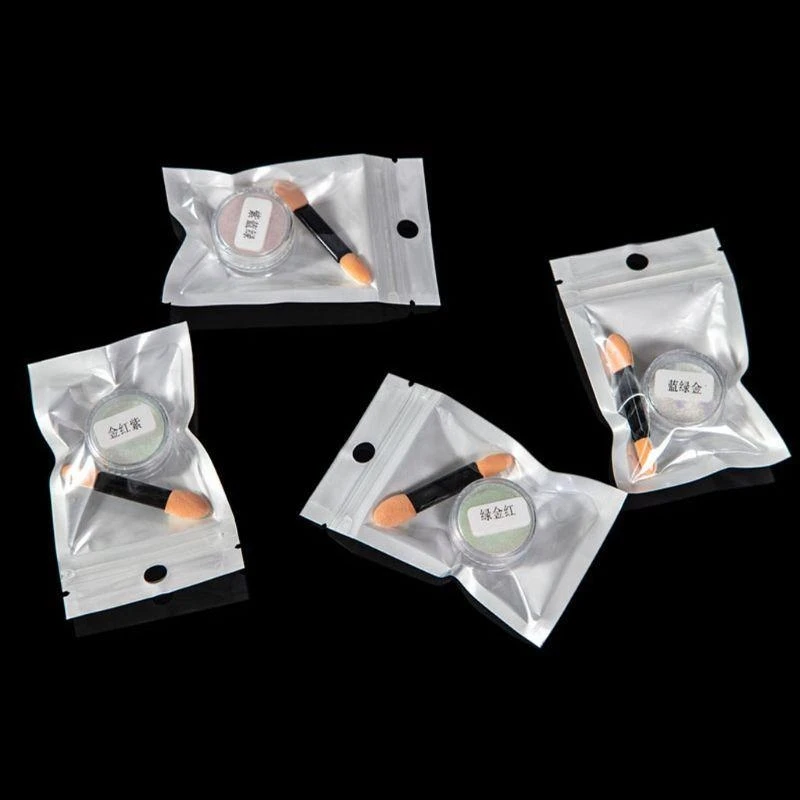 HX6F 5 Color Resin Pigment Mirror Rainbow Pearl Powder Colorant Epoxy Resin Glitter Resin Jewelry Making Ki