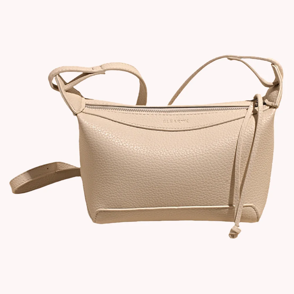 حقيبة يد من جلد البولي يوريثان مع سحاب حقيبة كروس للنساء للعمل والسفر والتسوق