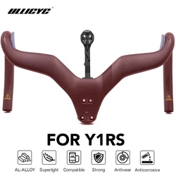 ULLICYC For Y1RS CCY1 Integrated Handlebar Computer Mount Compatible With Gopro/GPS/Garmin/Bryton/Wahoo Aluminum Alloy