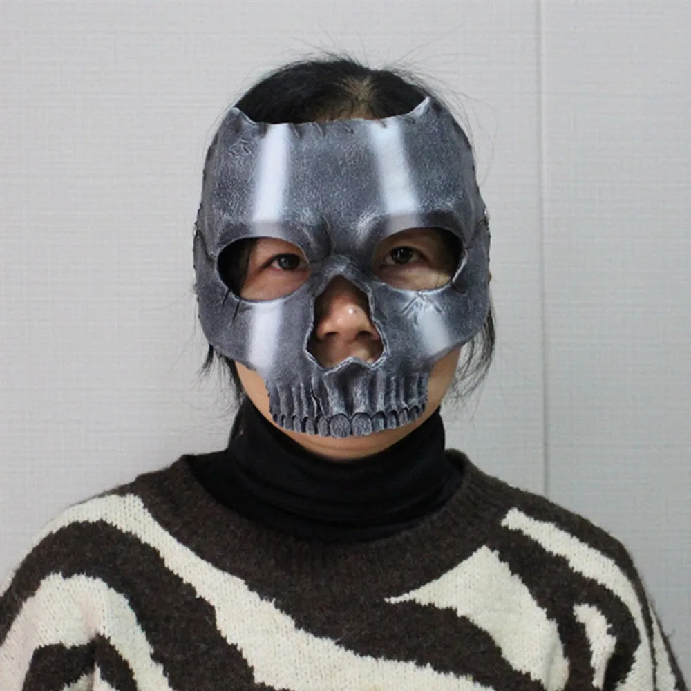 

Adult Skull Costume Half Mask, As Shown, One Size for Themed Parties and Halloween Party Role Playing Mask