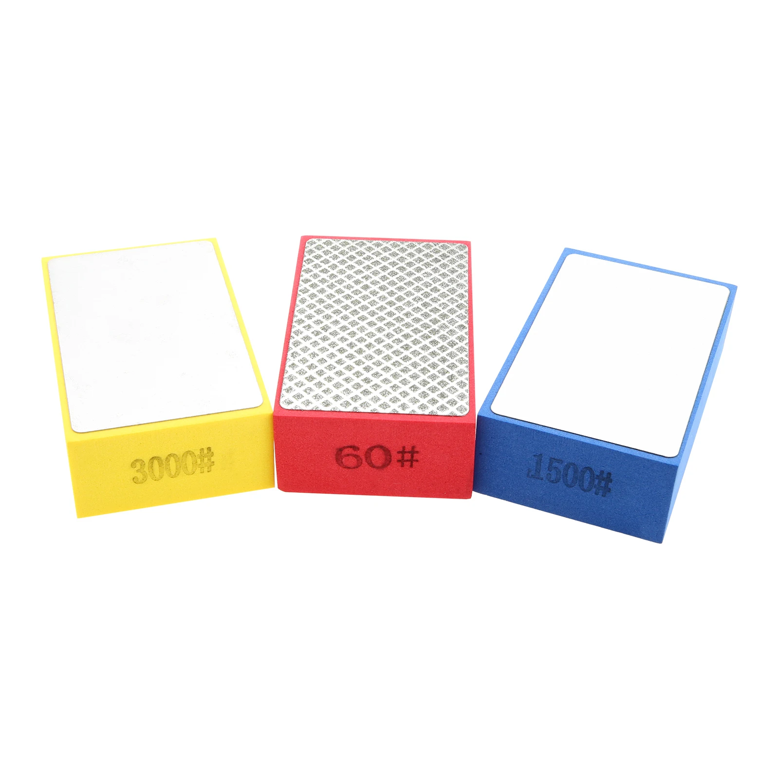 7Pcs Grit 60-3000 Hand Polishing Pad Tile Glass Abrasive Grinding Block Stone Marble Ceramic Abrasive Sanding Disc Polisher Tool view 5