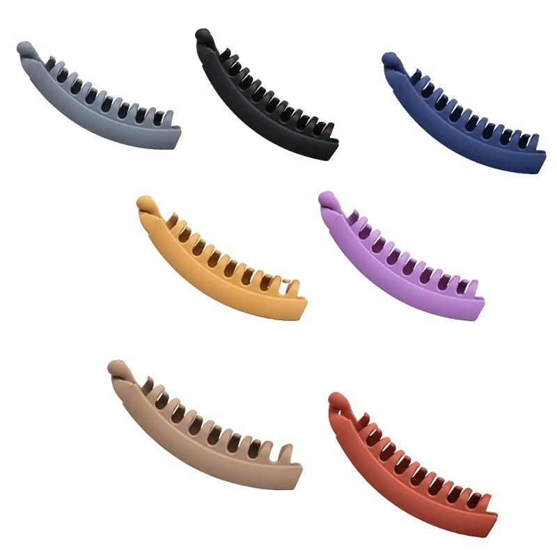 YUYU Resin Large Hair Clips with Solid Color Matte Hair Clips for Women Thick Hair Premium Jaw Clips for Thick Hair