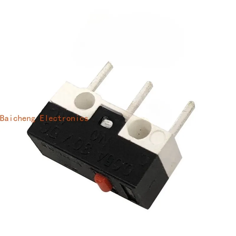 10PCS Mouse Switch, Three-legged Scroll Wheel Button Left And Right Curved Foot 1A 125V Rectangle, Small Light Micro