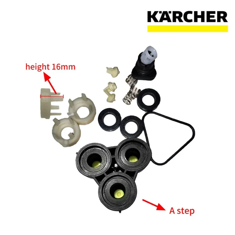 Conjunto de asiento de bomba de alta presión para Karcher, máquina de limpieza pequeña para el hogar, máquina de lavado de coches, serie K3, K4