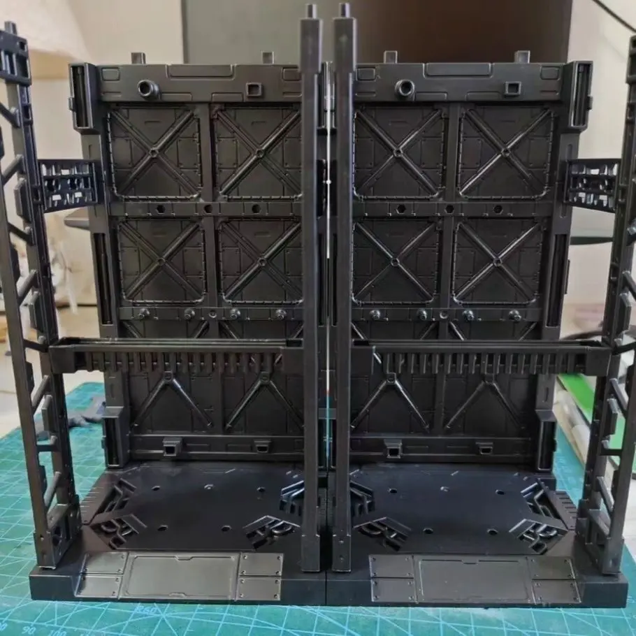 En stock Gundam Gnaku HG/RG/1/144 soporte de exhibición modelo estante de almacenamiento decoración base Gundam modelo escenario