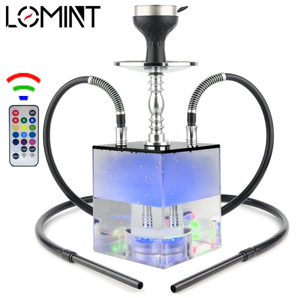 Box Slang: Een Uitgebreide Beoordeling van de Acrylic Square Hookah Set