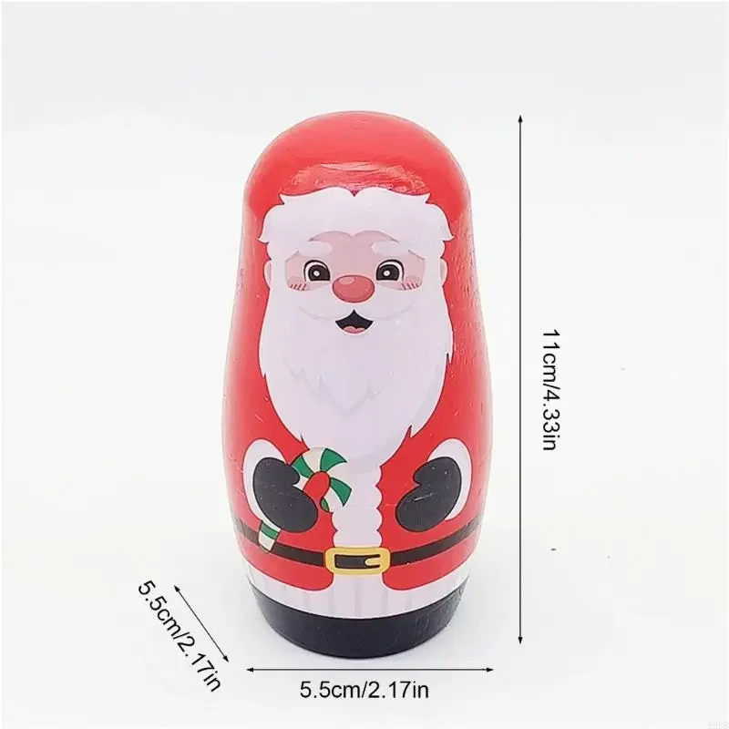 Brinquedo artístico nidificação russo, bonecos pintados à mão exclusivos para coleção, brinquedo empilhamento