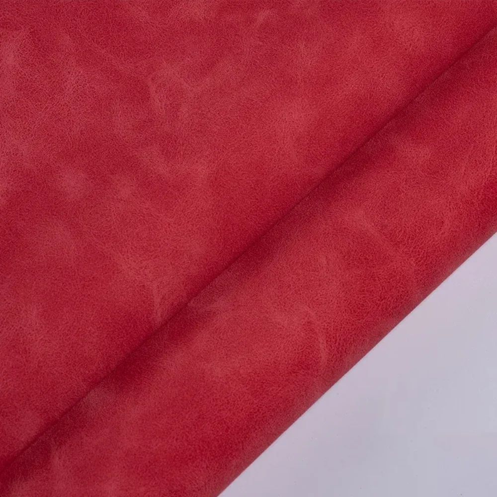 

0.8mm Thick PU Synthetic Leather for DIY Cushion Pillow Bag Fabrics Thickening Environment Protection Cloth By The Meter