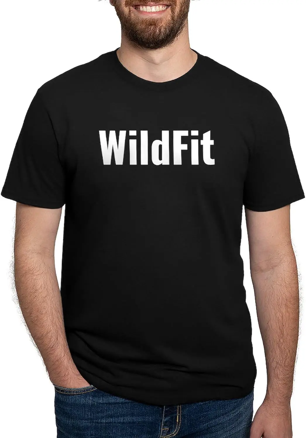 CafePress Wildfit Logo T Shirt Men's Deluxe Tri-blend Shirt