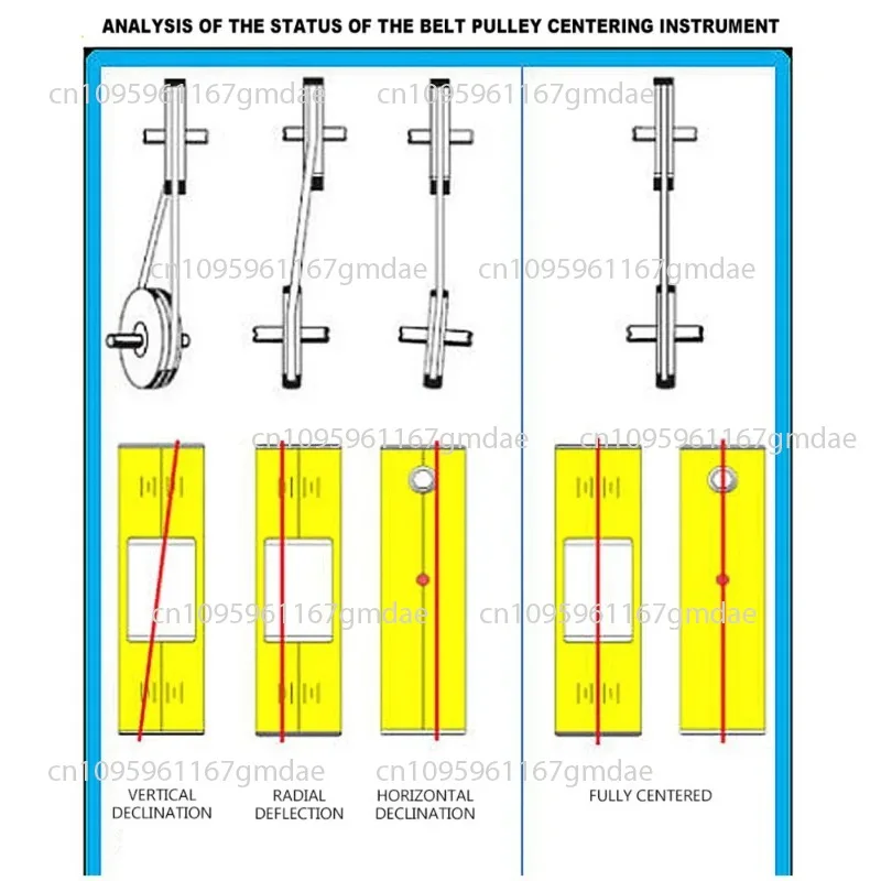 PDL-02 pulley alignment instrument pulley sprocket alignment favorite  alignment instrument roll parallelism detector