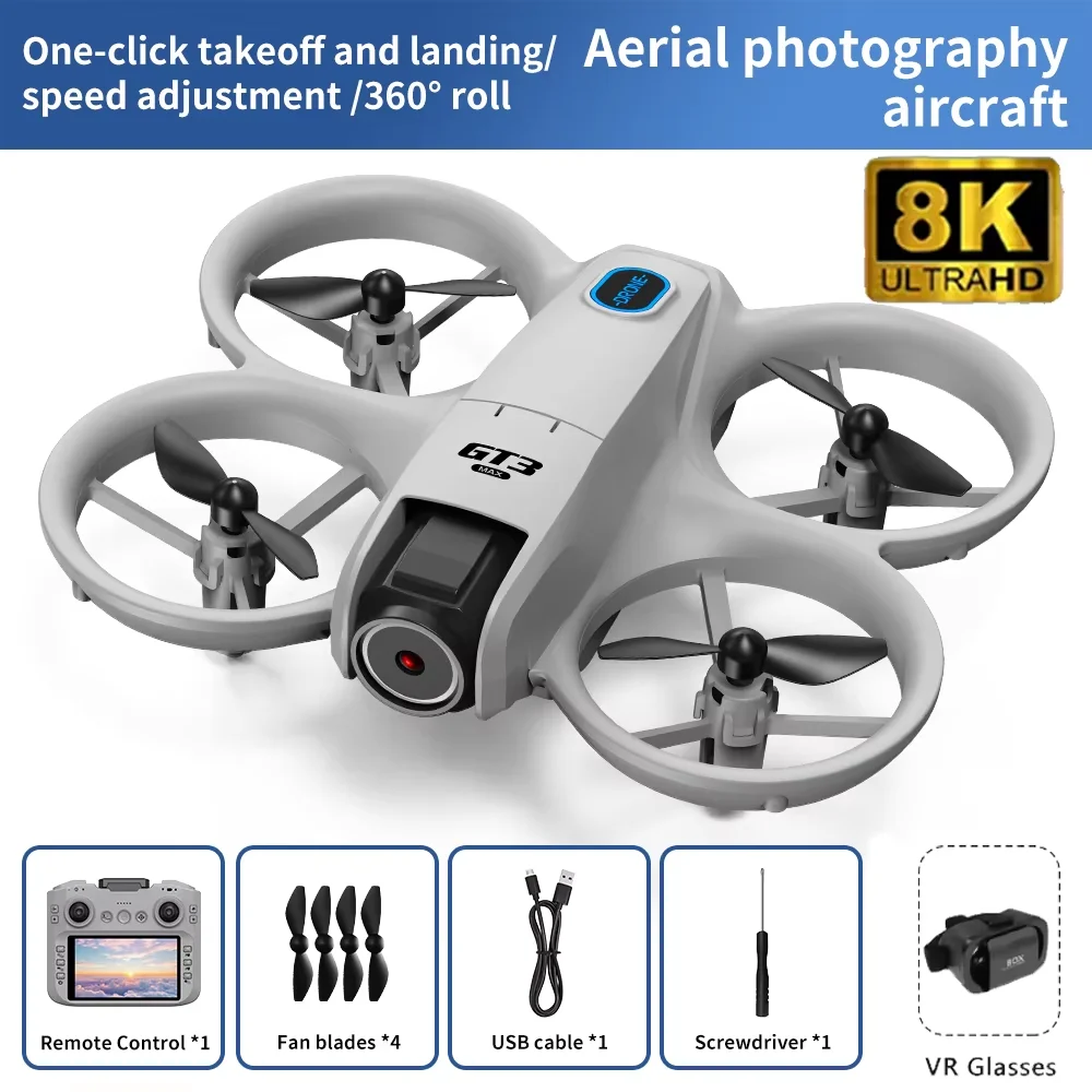 2026 NEW GT3 Mini With LED Foldable Drones GPS 8K HD Dual Camera Brushless Motor Obstacle Avoidance RC FPV Quadcopter Toys Gifts image 3