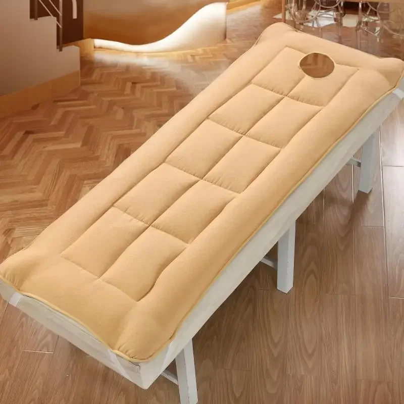 

Beauty Salon Mattress Thickened Non-slip Mattress Topper Hospital Beauty Salon Massage Bed Mat Foldable Beauty Bed Pad with Hole